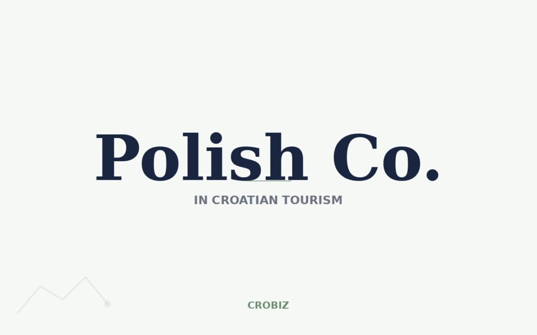 Polish Companies in Croatian Tourism – Opportunities and Market Entry